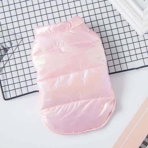 Laser Glossy Vest Autumn And Winter Clothing Pet Coat